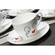 Haonai 2015hot sales!high quality ceramic coffee cup and saucer set